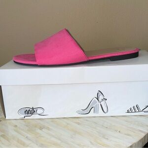 a new day Vibrant Pink Slide Sandals